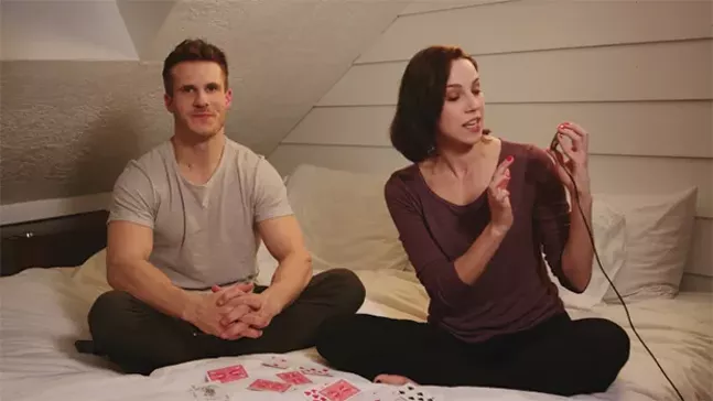 A screencap from LoveSync's Kickstarter campaign video