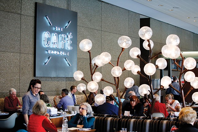 Diners inside The Café Carnegie - CP PHOTO: JARED WICKERHAM