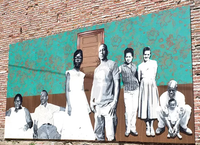 “The Vanguard,” a photo montage of Hill District residents from past and present, by Njaimeh Njie - NJAIMEH NJIE