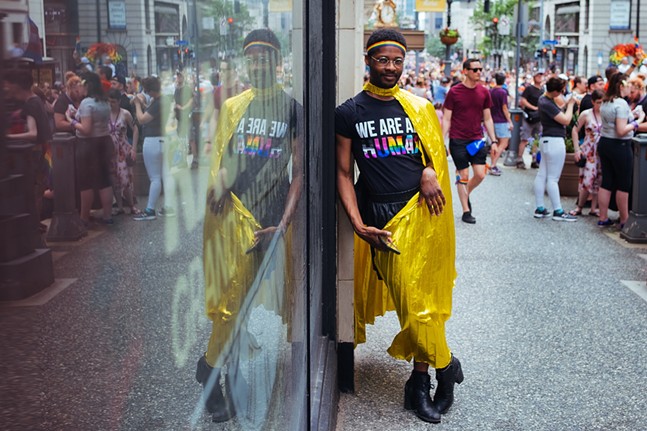 The 2019 Pittsburgh Pride Equality March takes place in downtown. - CP PHOTO: JARED MURPHY