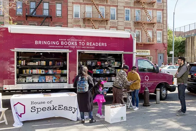 Poetry to the People tour will give out free books outside of Carnegie Library-Main. - HOUSE OF SPEAKEASY
