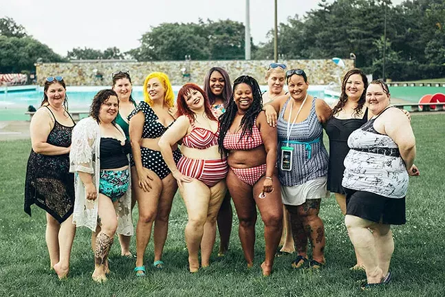 Jamie Hamilton (fourth from left) and attendees of a Yinz Bopo meet up - PHOTO: JAMIE HAMILTON AND KEVIN DEEL