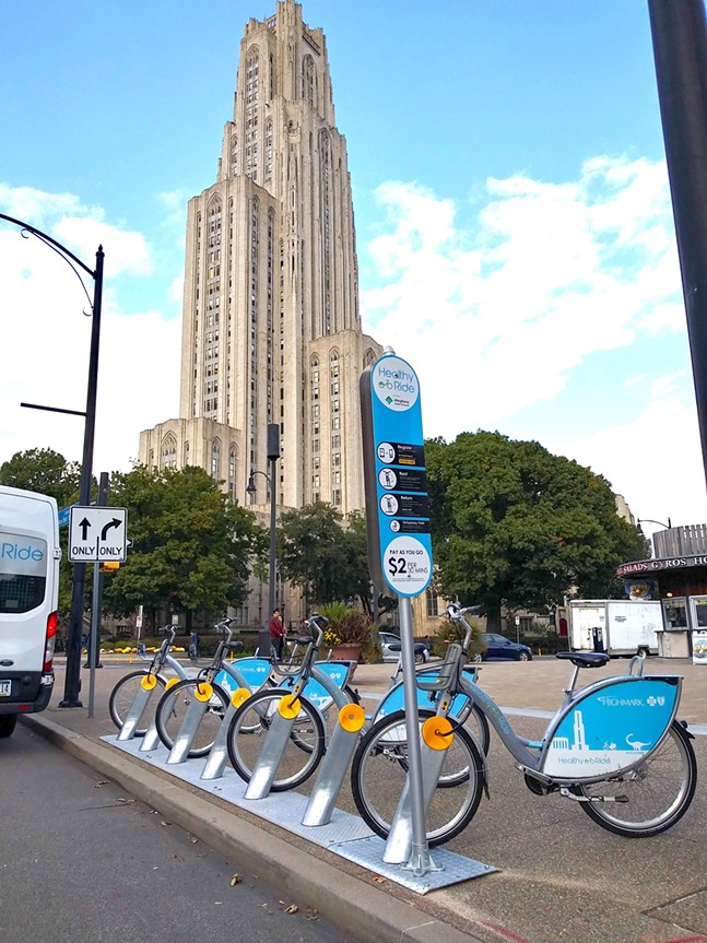 First-year Pitt students will have free, unlimited 30-minute bike shares this academic year