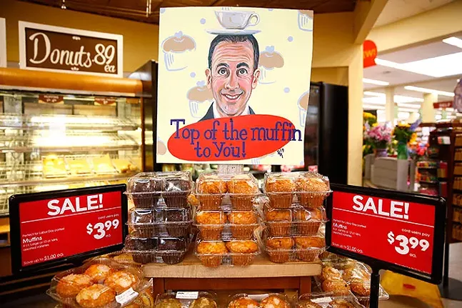 Rachel Dawn Renaudin’s artwork on display inside Giant Eagle Market District. - CP PHOTO: JARED WICKERHAM