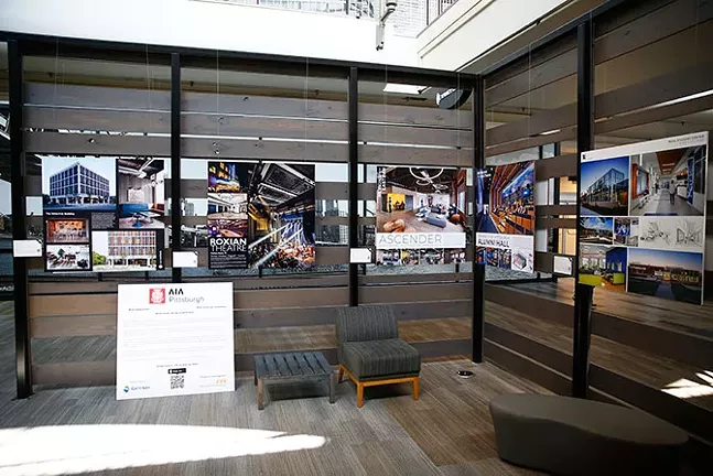 The American Institute of Architects exhibit on display inside Nova Place - CP PHOTO: JARED WICKERHAM