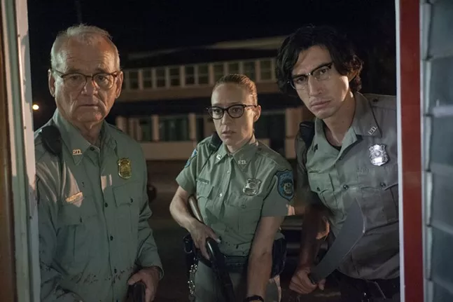 Bill Murray, Chloe Sevigny, and Adam Driver in The Dead Don't Die - PHOTO: ABBOT GENSER/FOCUS FEATURES