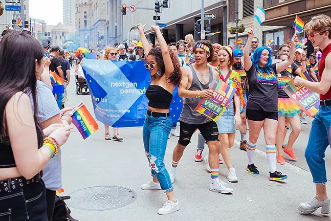 Scene from Delta Foundation of Pittsburgh's 2019 Pittsburgh Pride Equality March - CP PHOTO: JARED MURPHY