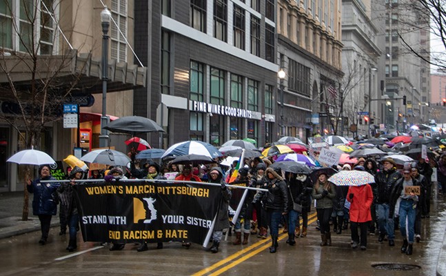 More than 200 take to Pittsburgh streets for fourth annual Women's March (8)