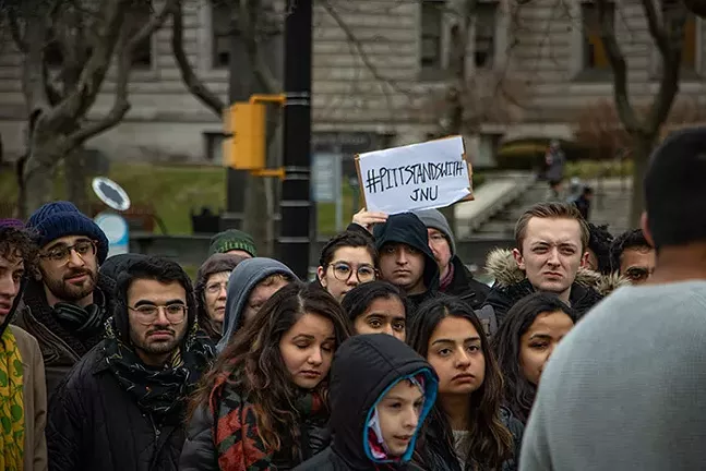 Pittsburghers rally against religious oppression in India on Sun., Jan. 26, 2020. - CP PHOTO: MEGAN GLOECKLER