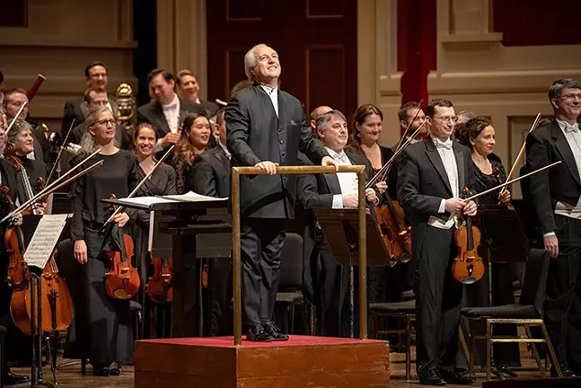 Manfred Honeck and the Pittsburgh Symphony Orchestra - PHOTO: ED DEARMITT, PITTSBURGH SYMPHONY ORCHESTRA