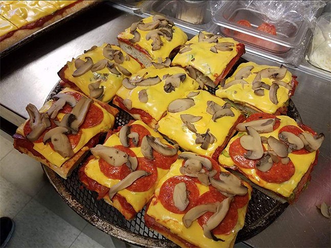 Altoona-style pizza with extra toppings - PHOTO: 29TH STREET PIZZA SUBS & MORE