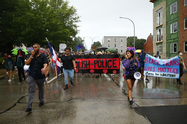 PHOTOS: "Stop The Station" protest marches through East Liberty (14)