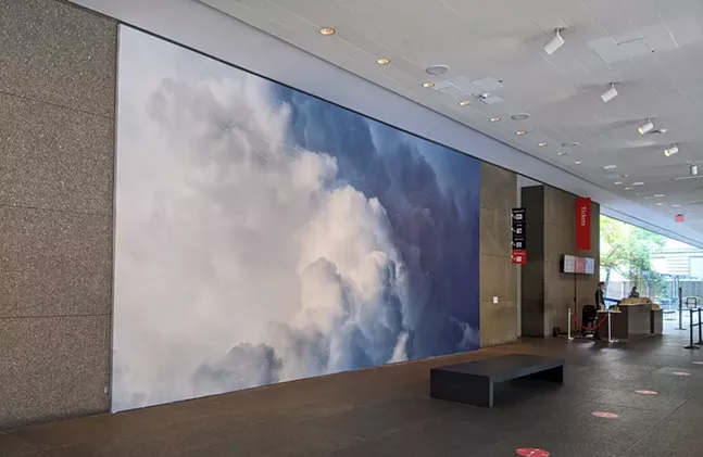 CLOUD #902 Scale Invariant Feature Transform; Watershed at CMOA's Trevor Paglen: Opposing Geometries exhibit - CP PHOTO: AMANDA WALTZ