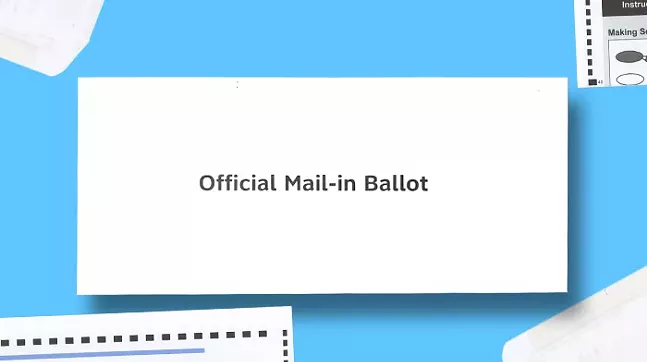 The secrecy envelope that Pennsylvania ballots must be placed in to avoid a naked ballot - CP PHOTO: ABBIE ADAMS