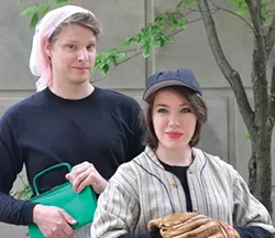 Benjamin Robinson and Rachel Eve Holmes star in SummerFest's Damn Yankees. - PHOTO COURTESY OF CATHERINE ACETO