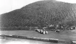 Mount Tom, in Tioga County, after logging, in 1907 - PHOTO COURTESY OF THE PENNSYLVANIA DEPARTMENT OF CONSERVATION AND NATURAL RESOURCES