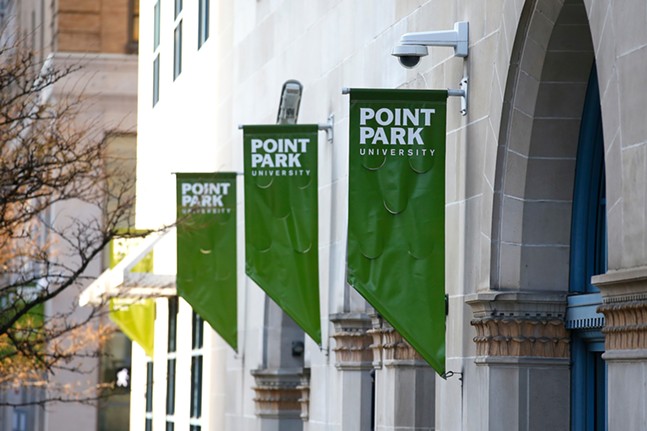 Point Park University in Downtown Pittsburgh - CP PHOTO: JARED WICKERHAM