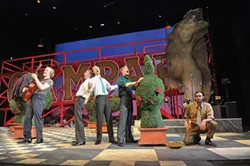 From left to right: Henry Ayres-Brown, Colin Whitney, Chris Garber, Ben Mathews and Josh Grosso in CMU Drama’s Much Ado About Nothing - PHOTO COURTESY OF LOUIS STEIN
