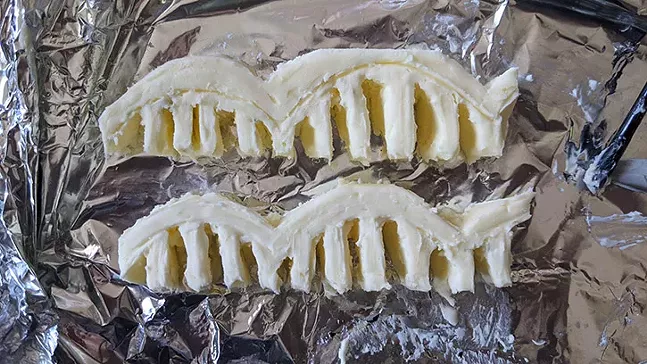 A shape begins to form.  - CP PHOTO: MAGGIE WEAVER