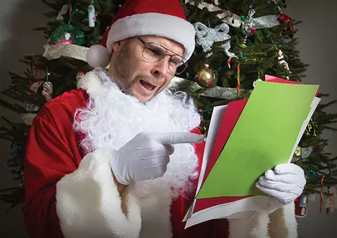 Who makes a better Pittsburgh Santa than local Internet celebrity Pittsburgh Dad? - PHOTO BY JOHN COLOMBO