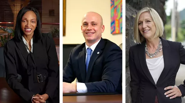 Nicola Henry-Taylor, Mik Pappas, and Lisa Middleman - CP PHOTO OF PAPPAS: JARED WICKERHAM; PHOTOS OF HENRY-TAYLOR AND MIDDLEMAN: PROVIDED BY CAMPAIGN