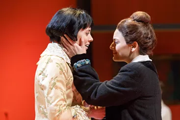 Adelaide Boedecker (left) and Laurel Semerdjian in Pittsburgh Opera's "27" - PHOTO COURTESY OF DAVID BACHMAN PHOTOGRAPHY