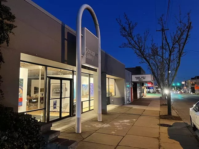 Concept Art Gallery and Regent Square Theater on South Braddock Avenue - PHOTO: DANIEL MCCUSKER/CONCEPT ART GALLERY