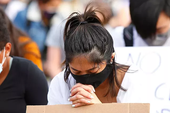 Hundreds gather for Pittsburgh Rally for Solidarity to protest anti-Asian violence