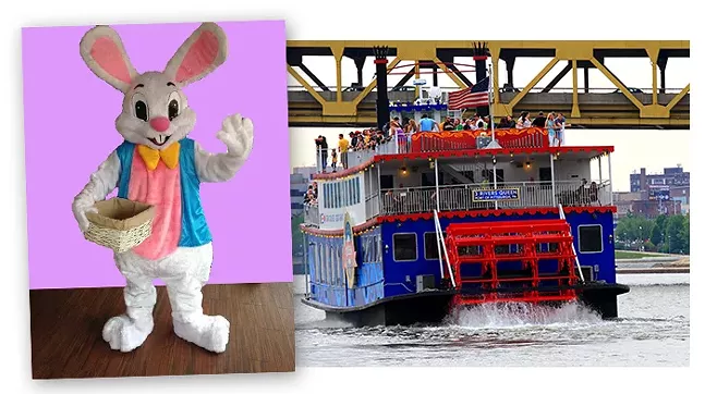 Three Rivers Sightseeing with Easter Bunny on the Gateway Clipper Fleet - PHOTO: GATEWAY CLIPPER