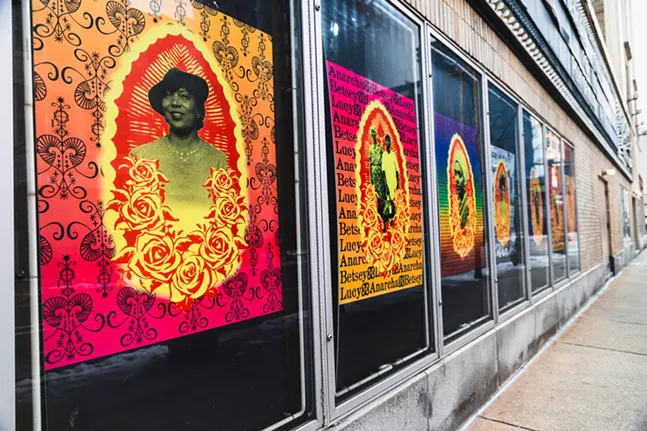Art by Bekezela Mguni, part of 202021: a new constellation, curated by Tereneh Idia - PHOTO: COURTESY OF THE PITTSBURGH CULTURAL TRUST
