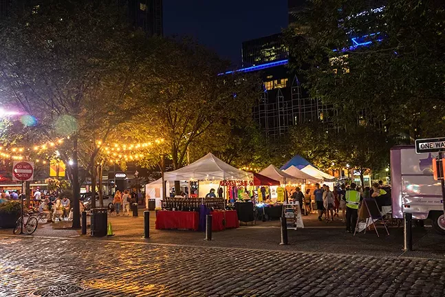 Saturday Night Market in Downtown Pittsburgh in 2019 - PHOTO COURTESY OF PITTSBURGH DOWNTOWN PARTNERSHIP