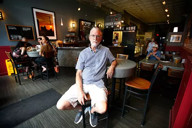 Mike Murphy, owner of Carson Street Deli, poses for a portrait in the South Side on Sun., June 27, 2021. - CP PHOTO: JARED WICKERHAM