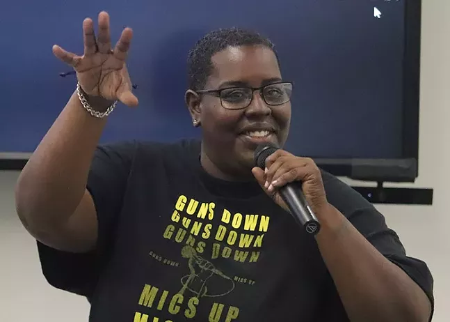 Kay Bey shares her story during “Mental Health Talk — Discussing Challenges and Overcoming Stigma.” - PHOTO: RICCO J.L. MARTELLO