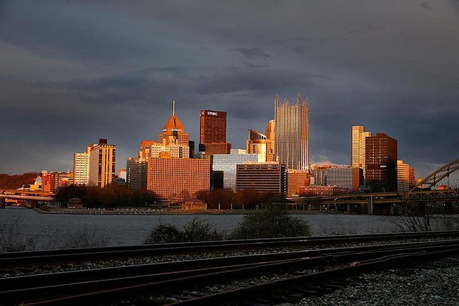 Downtown Pittsburgh skyline - CP PHOTO: JARED WICKERHAM