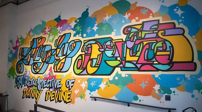 A tribute piece for Danny Devine, and the title of the show, by Shane Pilster, Max “Gems” Gonzales, and David Scott Brozovich - CP PHOTO: PAM SMITH