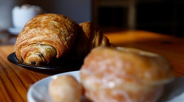 A chocolate croissant at Viridis in the South Side - CP PHOTO: JARED WICKERHAM