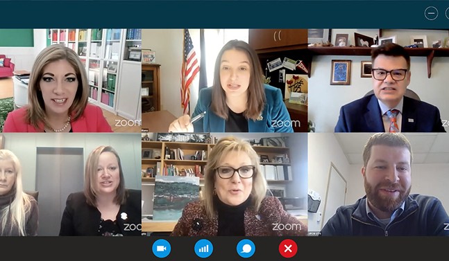 The Pennsylvania Senate Democratic Policy Committee holds a virtual hearing on the school staff shortage on Tue., Feb. 1, 2022. - PHOTO: ZOOM SCREENSHOT