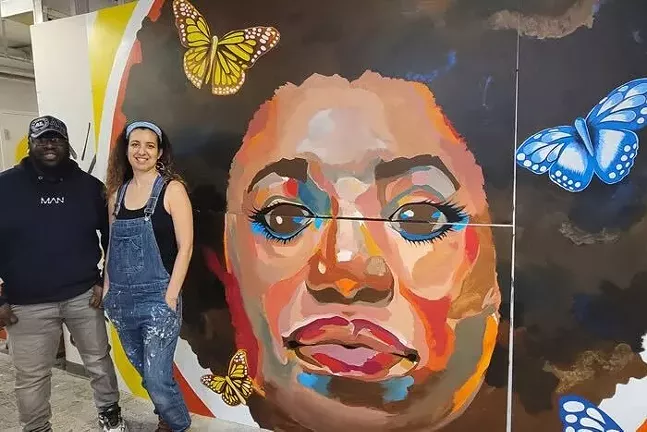 Artists debut "The Legacy of Butterflies" mural as part of Duolingo program