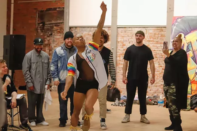 Dance cypher at Cultural Trust Hip Hop Summit