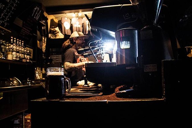 Behind the counter at Black Forge - CP PHOTO BY LUKE THOR TRAVIS