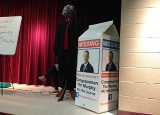 Hundreds of U.S. Rep. Tim Murphy's constituents hold town hall without their representative