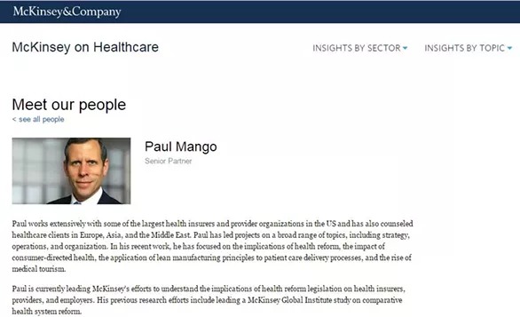 gubernatorial candidate paul mango led an effort on health care