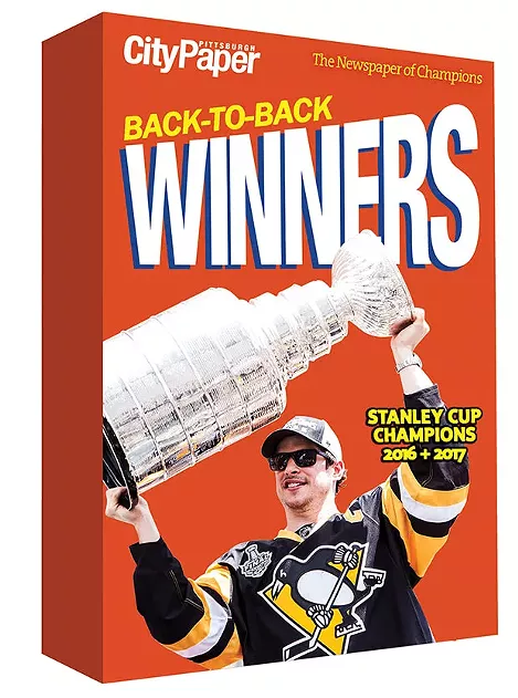 Back-to-back winners: This week’s cover shows Sidney Crosby holding up the cup during Sunday’s Stanley Cup win in Nashville; pictured here is Sidney Crosby holding up the cup during the 2016 Stanley Cup victory parade. - CP PHOTO BY LUKE THOR TRAVIS