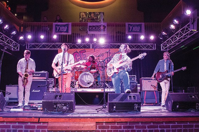 Chase and the Barons on stage at City Paper’s Face the Music Battle of the Bands - CP PHOTO BY JAKE MYSLIWCZYK