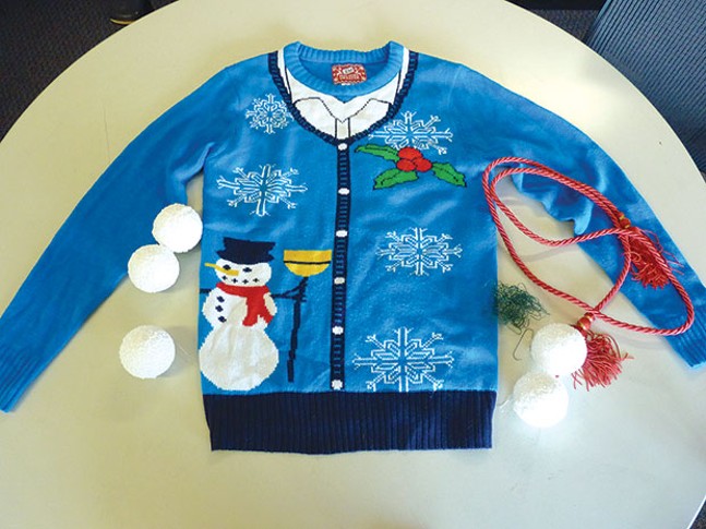 Three steps to build your own ugly holiday sweater