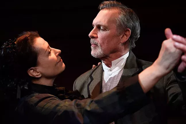 Robin Walsh and Cotter Smith in Rules of Seconds, at barebones productions - PHOTO COURTESY OF JEFF SWENSEN