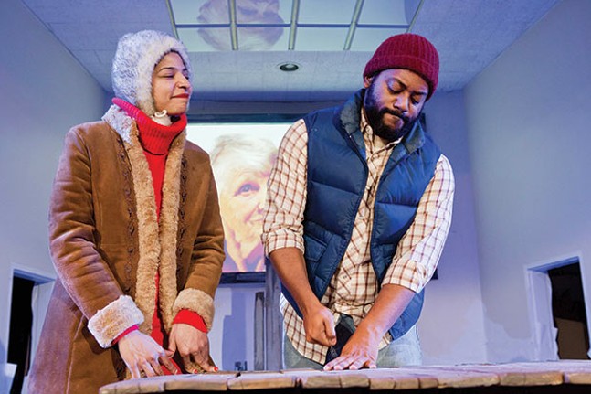 Kelsey Robinson and Kyle Haden in Inside Passage at Quantum Theatre - PHOTO COURTESY OF HEATHER MULL