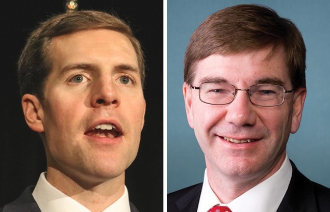 Conor Lamb (left) and Keith Rothfus (right)