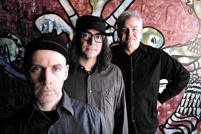 From left: Joe Lally, Anthony Pirog and Brendan Canty of The Messthetics - PHOTO COURTESY OF ANTONIA TRICARICO