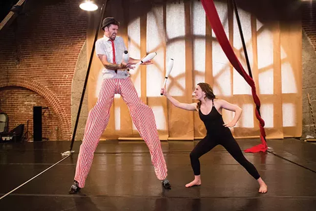 O’Ryan “the O-Mazing” Arrowroot and Marcella Day in Escape Velocity - - PHOTO COURTESY OF HEATHER MULL PHOTOGRAPHY